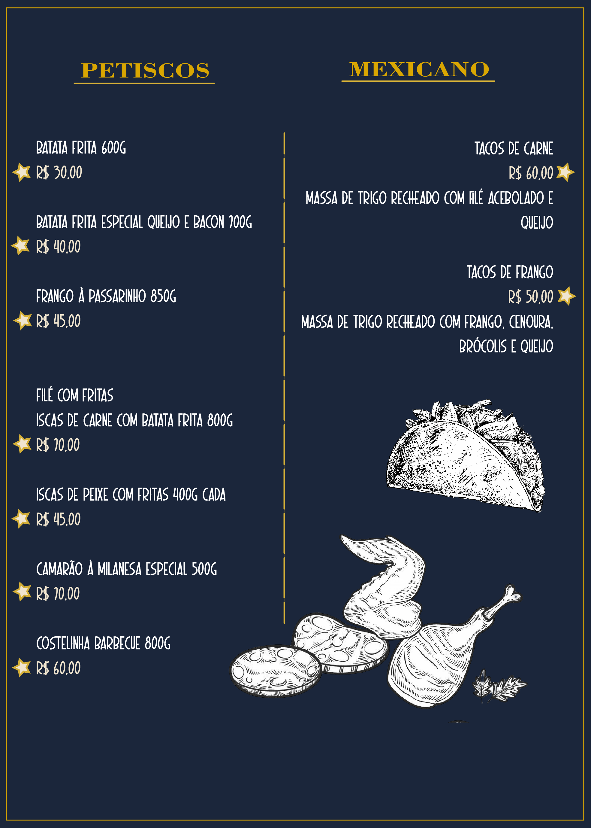 Cardápio Part.2